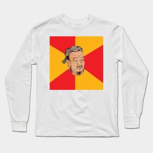 Wise Confucius Meme Long Sleeve T-Shirt